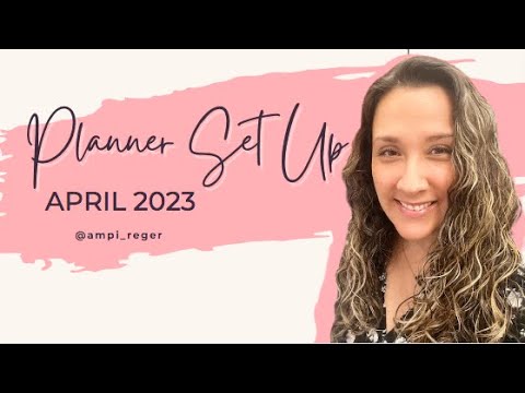 April 2023 - Family Planner Set Up - Pre-planning Monthly Layout