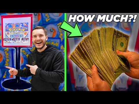 Collecting Money From Our POKEMON Card Vending Machine!