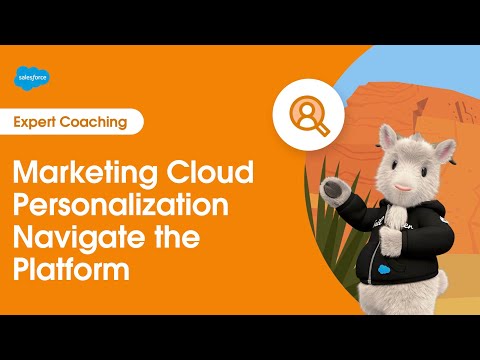 Marketing Cloud Personalization: Navigate the Platform | Expert Coaching