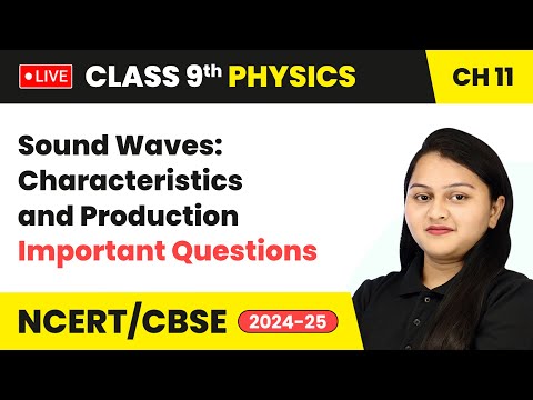 Sound Waves: Characteristics, Production - Important Questions | Class 9 Physics Ch 11 | CBSE 2024