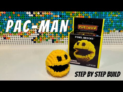 STEP by STEP PAC-MAN Pixel Bricks Build