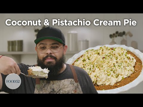 Coconut & Pistachio Cream Pie | Food52 + Vitamix