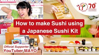 How to Make Sushi at Home using Sushi Kit #SushiMasterEater