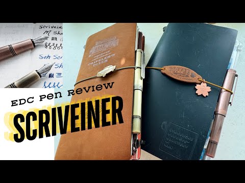 Scriveiner EDC Fountain Pen Review - Bronze and Copper