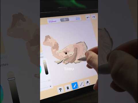 Roblox Speed Draw on iPad! 🐘 | Tilou