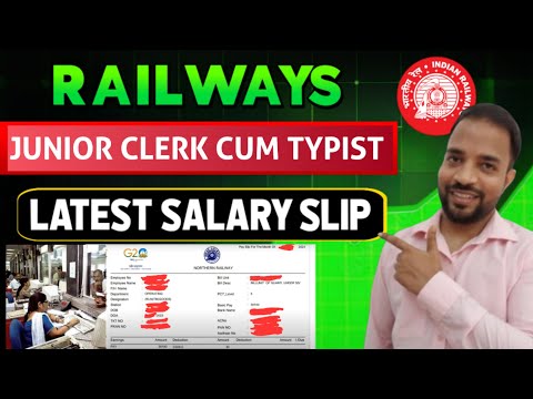 Junior Clerk cum Typist Salary slip | Railways Junior Clerk Latest Salary Slip RRB NTPC #rrbntpc