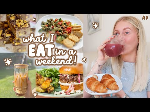 Realistic WHAT I EAT in a weekend! (a very normal diet lol)