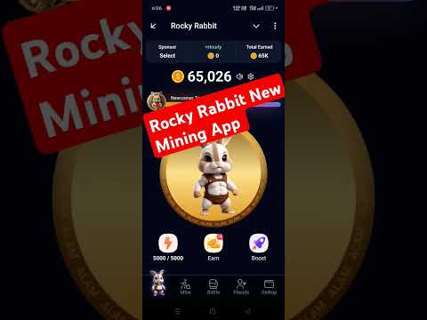 New mining App 2024 ! telegram new mining ! telegram mining bot ! Rocky Rabbit Mining App