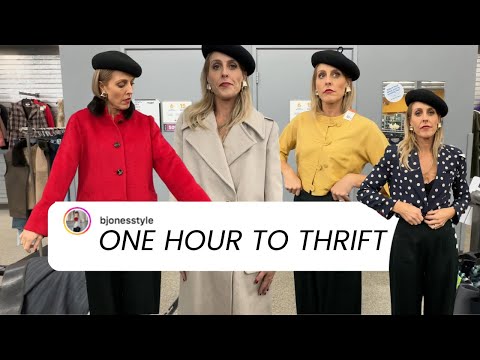 1 HOUR TO THRIFT/ EVERYTHING I THRIFTED IN ONE HOUR