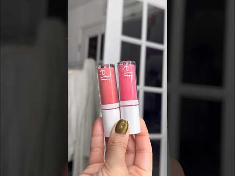 Comparing New #elf Camo Blush shade Cheeky Lychee to shade Pinky Promise 💞 #shorts #comparison