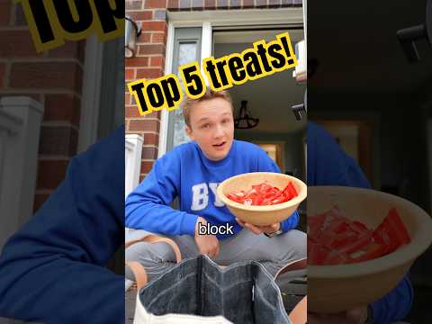 Top 5 treats for Halloween!