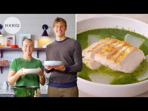 Green Brothy Chicken and Rice | Feel Good Food | Food52