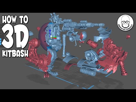 This is HOW to 3D Kitbash WARHAMMER miniatures