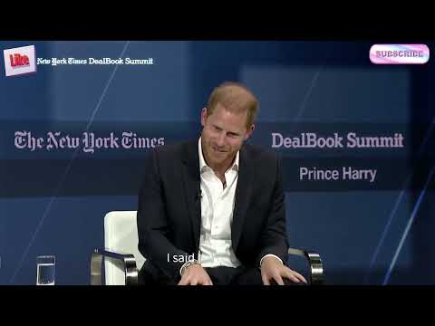 Prince Harry at the DealBook summit: ‘The people I feel most sorry about are the trolls’