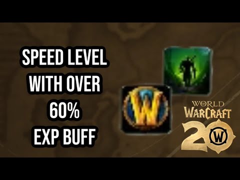 TAKE ADVANTAGE OF THE WOW ANNIVERSARY TO SPEED LEVEL YOUR ALTS & CHARACTERS: WORLD OF WARCRAFT