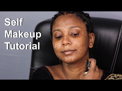 Self Makeup Tutorial / Self Party Makeup For Beginners/ Self Glam Makeup / Smokey Eyemakeup