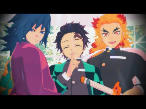 【Demon Slayer MMD】Shama【Giyu🌊Tanjiro🎴Kyojuro🔥】