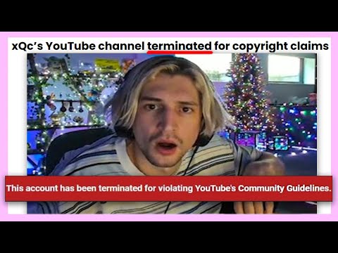 xQc's Youtube Channel Got Terminated