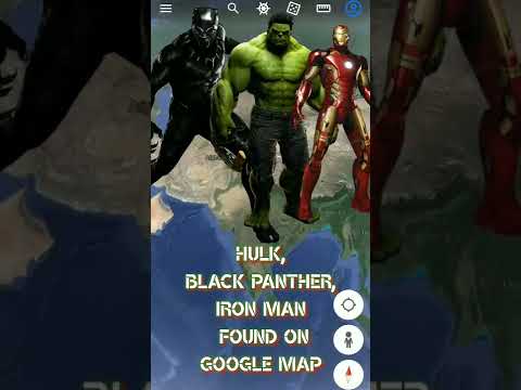 Hulk,Black Panther,Iron Man Found😱 In Google Map|Google Map Secrets|