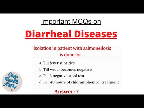 Diarrheal diseases questions with answers।। Important mcqs