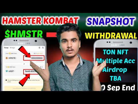 Hamster Kombat Airdrop & snapshot | Hamster Kombat withdrawal 💵🔥 | Hamster Kombat BINANCE value