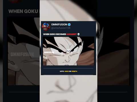 When Goku becomes Kakarot 💀| Self-respect matters 🗿|Omnifusion | #goku #kakarot #songoku #omnifusion