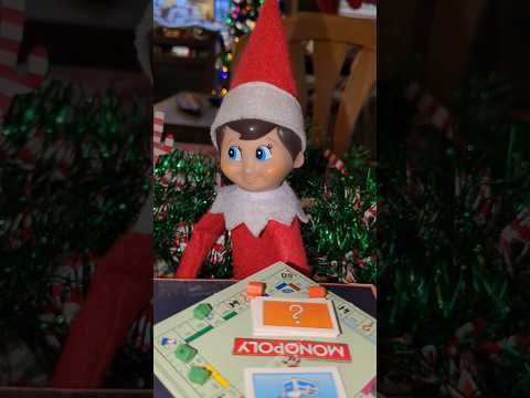 Monopoly with Elf on the Shelf! #shorts #fyp