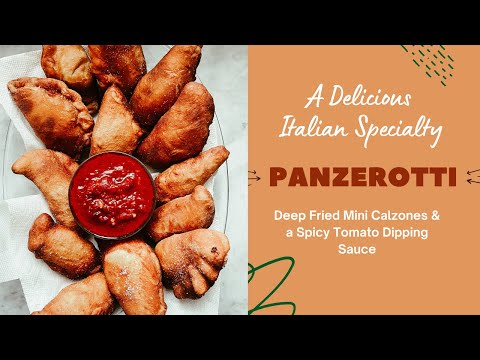 An Italian Classic- Deep Fried Mini Calzones AKA Panzerotti