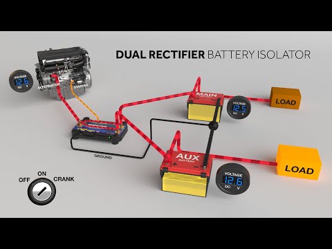 Dual Rectifier Battery Isolator