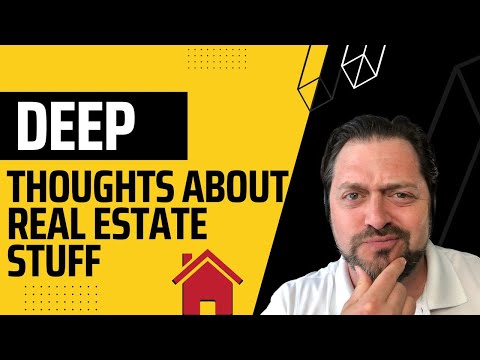 Deep Thoughts About Real Estate Stuff For Agents. Is Everyone A Real Estate Coach These Days?!