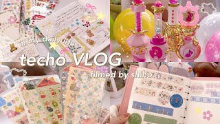 techo VLOG/11月文具購入品(後編)🎀シール,マステ,ガチャガチャ,可愛いばっかり言ってしまう🙂‍↕️🪽