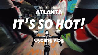 Riding in this Heat is no Joke, Cycling VLOG