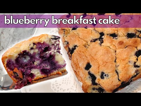 Buttermilk Blueberry Breakfast Cake Recipe