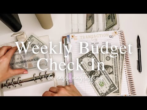 Weekly Budget Check In | Cash Unstuffing | Aug Wk 1