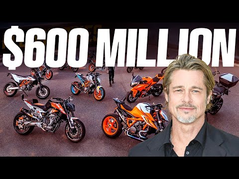 Inside Brad Pitt’s Multi Million Dollar Motorcycle Collection