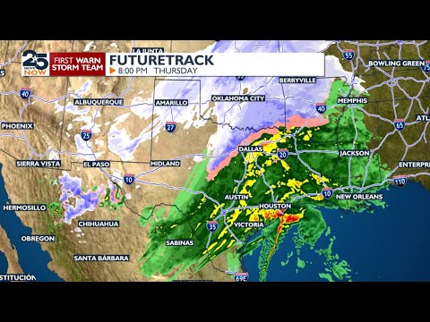 Thursday's Winter Storm Future Tracker