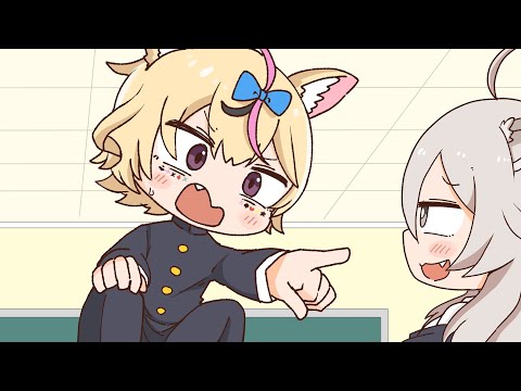 Snitches Get Stitches!!!【Hololive AnimatedClip/Eng sub】【Lamy/Botan/Nene/Polka 】