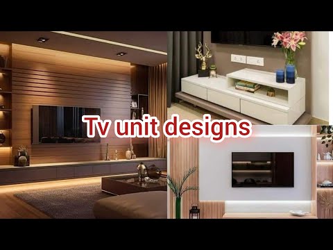 tv unit design | tv unit wall design | living room  LCD wall design