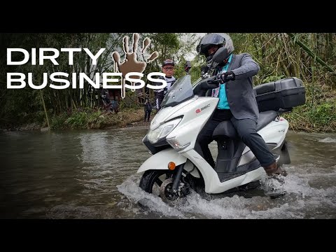 DIRTY BUSINESS 5 | nine river crossings on a scooter!