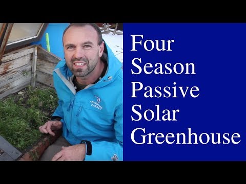 Gardening With A Four Season Passive Solar Greenhouse: Case Study