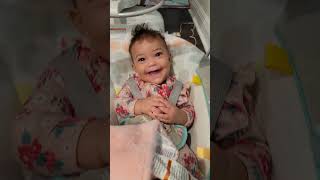 Happy Baby in the Morning! #cutebaby #babygirl #family #mixedbaby #dadlove