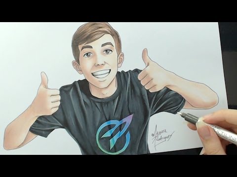 Desenhando o Gustavo da Rocketz