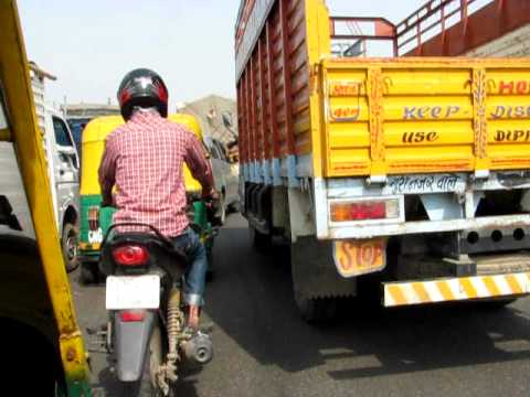 Auto Rickshaw Ride in Old Delhi, India