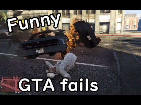 Funny GTA5 fails and crashes