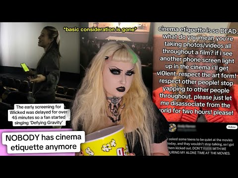 cinema etiquette on tiktok is dead & it’s a problem