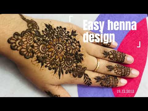 Easy henna design for beginners | Henna by nimzara | Henna