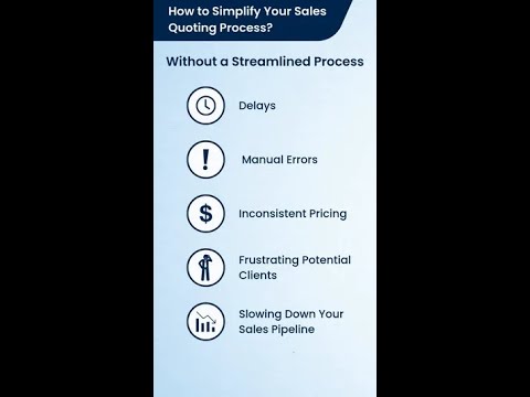 How to Simplfy Your Sales Quoting Process?