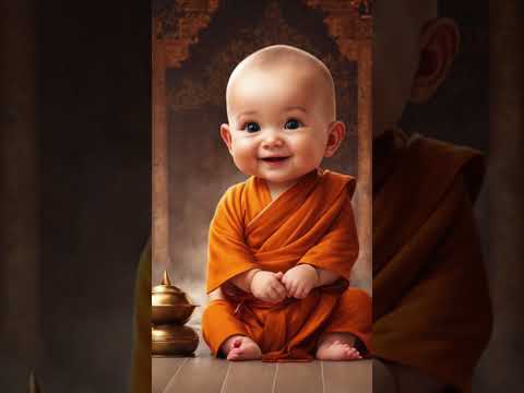 choti si yeh zindagi khul ke jiyenge #baby #littlemonk #trending #cutemonk