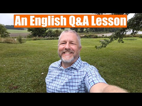 An English Q&A Lesson! Come and Ask a Question about the English Language! 😎🌳🌲