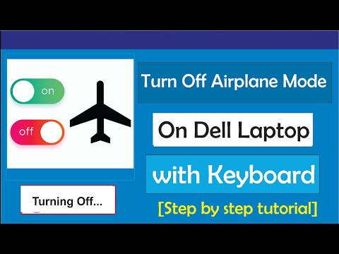 How to Turn Off Airplane Mode on Dell Laptop with Keyboard